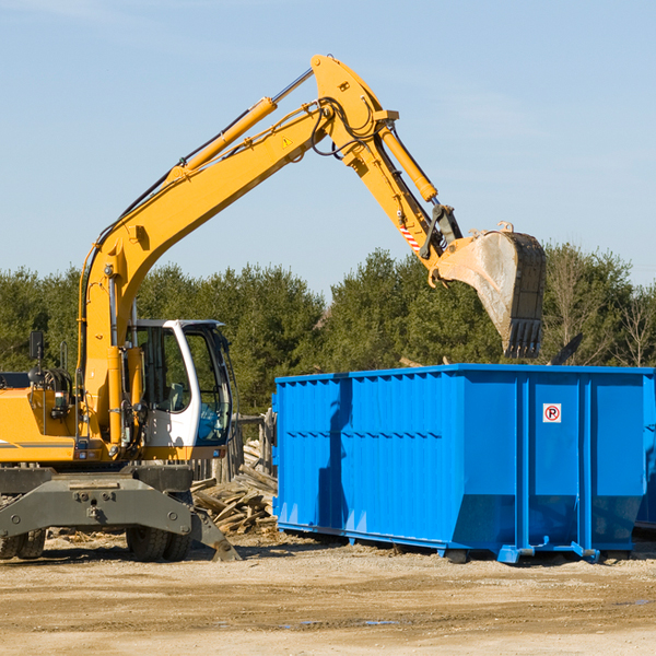 can i request a rental extension for a residential dumpster in Andrews County